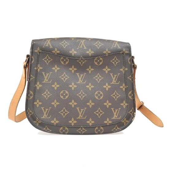 LOUIS VUITTON Saint Cloud GM Shoulder Bag Monogram Leather Brown M51242 39EF675 - Picture 4 of 15